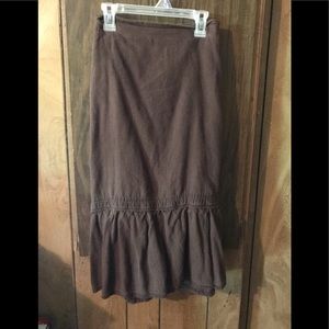 Gap brown skirt.